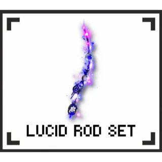 LUCID ROD SET (CURSED TOUCH CATHULID OR CATHULITH AND CURSED TOUCH SCRAP METAL) - FISCH