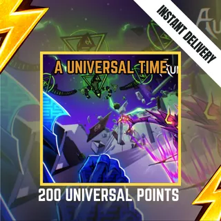200 UP / 200 UNIVERSAL POINTS - A UNIVERSAL TIME / AUT 100R