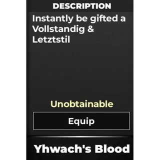 YHWACH'S BLOOD - TYPE SOUL