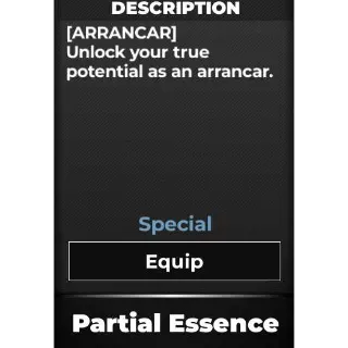 PARTIAL ESSENCE - TYPE SOUL
