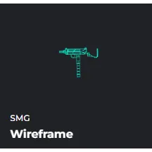 WIREFRAME SMG / WIRE FRAME SMG - DA HOOD / DH / DAHOOD