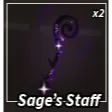SAGE'S STAFF / SAGES STAFF / SAGE STAFF - FISCH