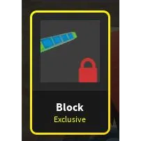 BLOCK (KNIFE) - DA HOOD / DH / DAHOOD