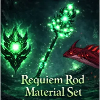 REQUIEM ROD SET / REQUIEM ROD MATERIALS SET (AWAKENED OMNITHAL & FOSSILIZED PLESIOSAUR) - FISCH