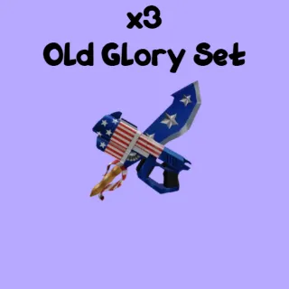 x3 Old Glory Set