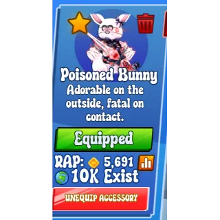 Poisoned Bunny | Bladeball roblox