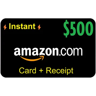 $500.00 USD Amazon.com Storable High quality gift card