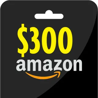 $300.00 USD Amazon.com 1 hour delivery