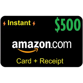 $500.00 USD Amazon.com Storable High quality gift card