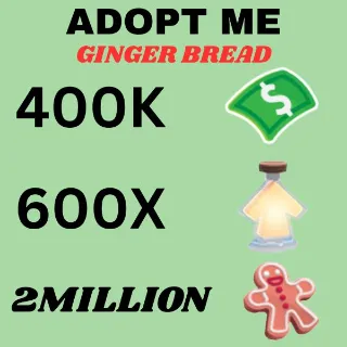BUCKS & AGE UP POTIONS AND GINGER BREAD - Adopt Me