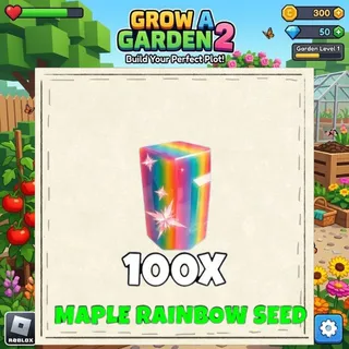  MAPLE Rainbow SEED - GROW A GARDEN 2 