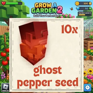 ghost pepper seed 10x - GROW A GARDEN 2