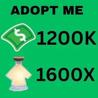 BUCKS AND AGE UP POTIONS  - ADOPT ME 