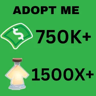 BUCKS AND AGE UP POTIONS  - ADOPT ME 