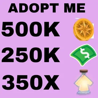 COMPASS COIN AND BUCKS AND AGE UP POTION - ADOPT ME 