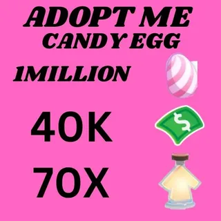 CANDY EGG AND BUCKS AND AGE UP POTIONS - ADOPT ME 