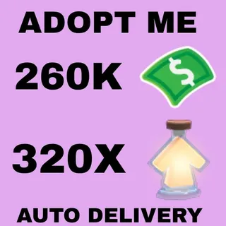 BUCKS AND AGE UP POTIONS - ADOPT ME 