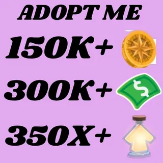 COMPASS COIN AND BUCKS AND AGE UP POTION - ADOPT ME 