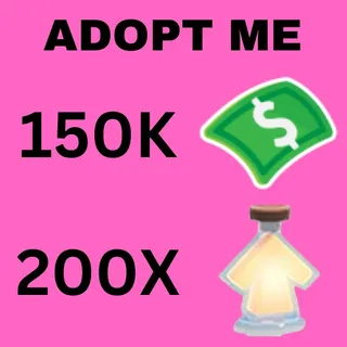 BUCKS AND AGE UP POTIONS  - ADOPT ME 