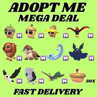 MEGA DEAL AND OAKEE BOX 50X - ADOPT ME 