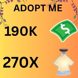 BUCKS AND AGE UP POTION - Adopt Me