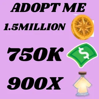 COMPASS COIN AND BUCKS AND AGE UP POTION - ADOPT ME 