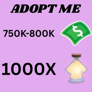 BUCKS AND AGE UP POTIONS - ADOPT ME 