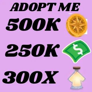 COMPASS COIN AND BUCKS AND AGE UP POTION - ADOPT ME 