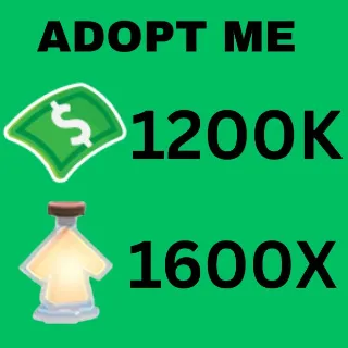 BUCKS AND AGE UP POTIONS  - ADOPT ME 