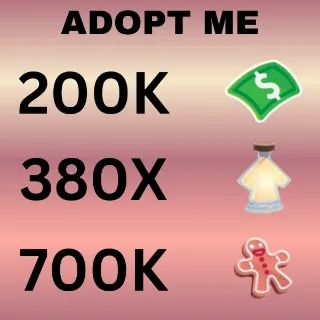 BUCKS & AGE UP POTIONS AND GINGER BREAD  - Adopt Me