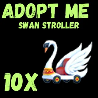 SWAN STROLLER 10X  - ADOPT ME 