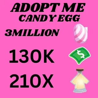 CANDY EGG AND BUCKS AND AGE UP POTIONS - ADOPT ME 