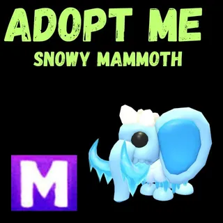 SNOWY MAMMOTH MEGA 1X  - ADOPT ME 