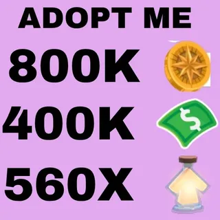 COMPASS COIN AND BUCKS AND AGE UP POTION - ADOPT ME 