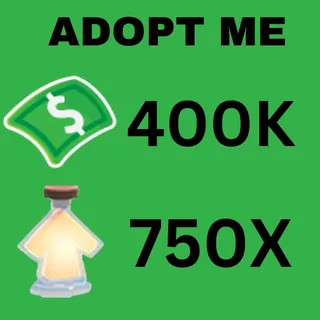 BUCKS AND AGE UP POTIONS  - ADOPT ME 