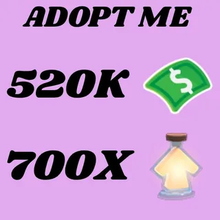 BUCKS AND AGE UP POTIONS  - ADOPT ME 