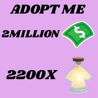 BUCKS AND AGE UP POTIONS - ADOPT ME 