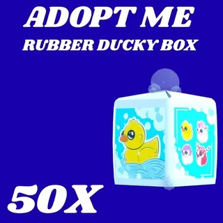 RUBBER DUCKY BOX 50X - ADOPT ME 