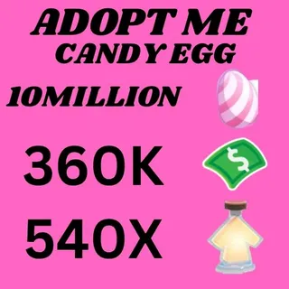 CANDY EGG AND BUCKS AND AGE UP POTIONS - ADOPT ME 
