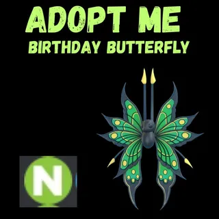 NEON BIRTHDAY BUTTERFLY - ADOPT ME 