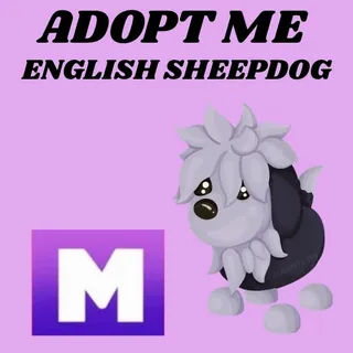 ENGLISH SHEEPDOG MEGA 1X - ADOPT ME 