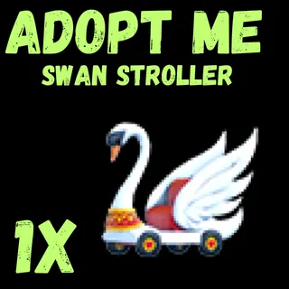 Swan stroller 1x - Adopt me