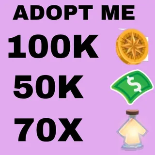 COMPASS COIN AND BUCKS AND AGE UP POTION - ADOPT ME 