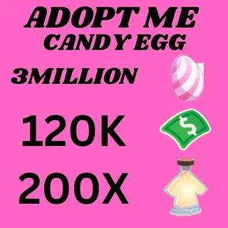 CANDY EGG AND BUCKS AND AGE UP POTIONS - ADOPT ME 