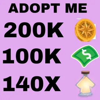 COMPASS COIN AND BUCKS AND AGE UP POTION - ADOPT ME 