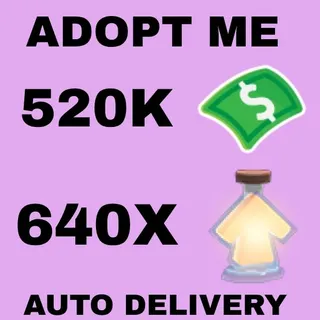 BUCKS AND AGE UP POTIONS - ADOPT ME 