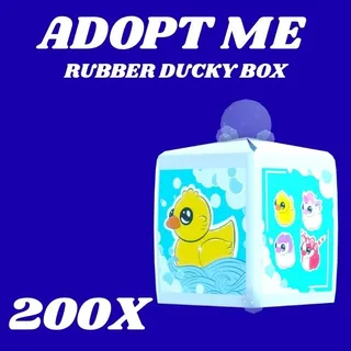 RUBBER DUCKY BOX 200X - ADOPT ME 