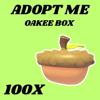OAKEE BOX 100X - ADOPT ME 