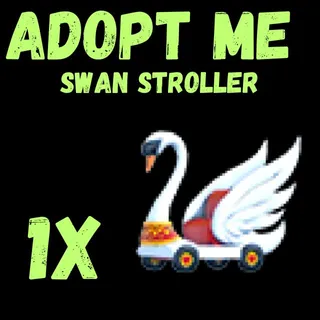 SWAN STROLLER 1X  - ADOPT ME 