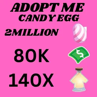 CANDY EGG AND BUCKS AND AGE UP POTIONS - ADOPT ME 